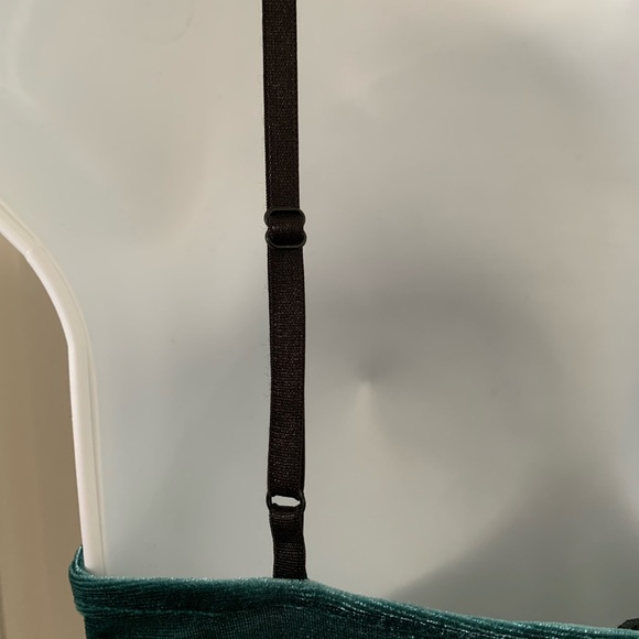 Teal Stretchy Velvet Sleeveless Mini Dress from Forever 21 NWOT - Picture 3 of 9